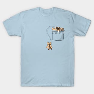 Cute Pocket Pugs T-Shirt